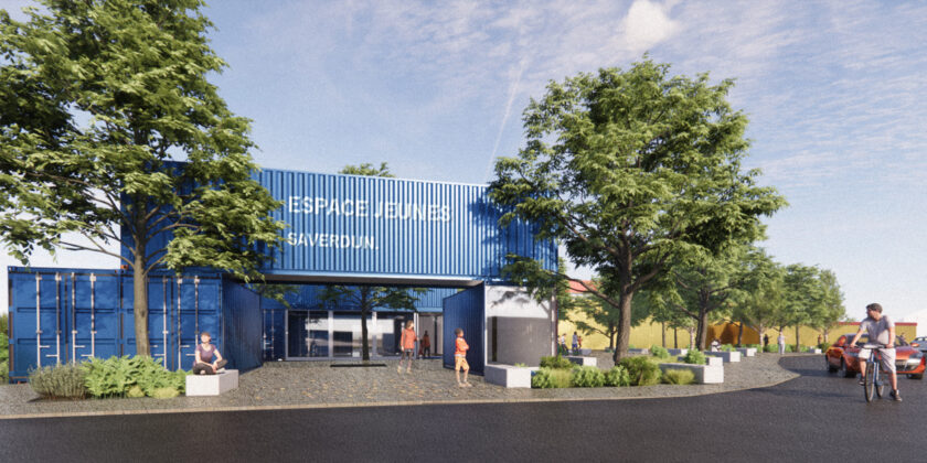 Saverdun (09) – Espace jeunes  – Architecture Containers